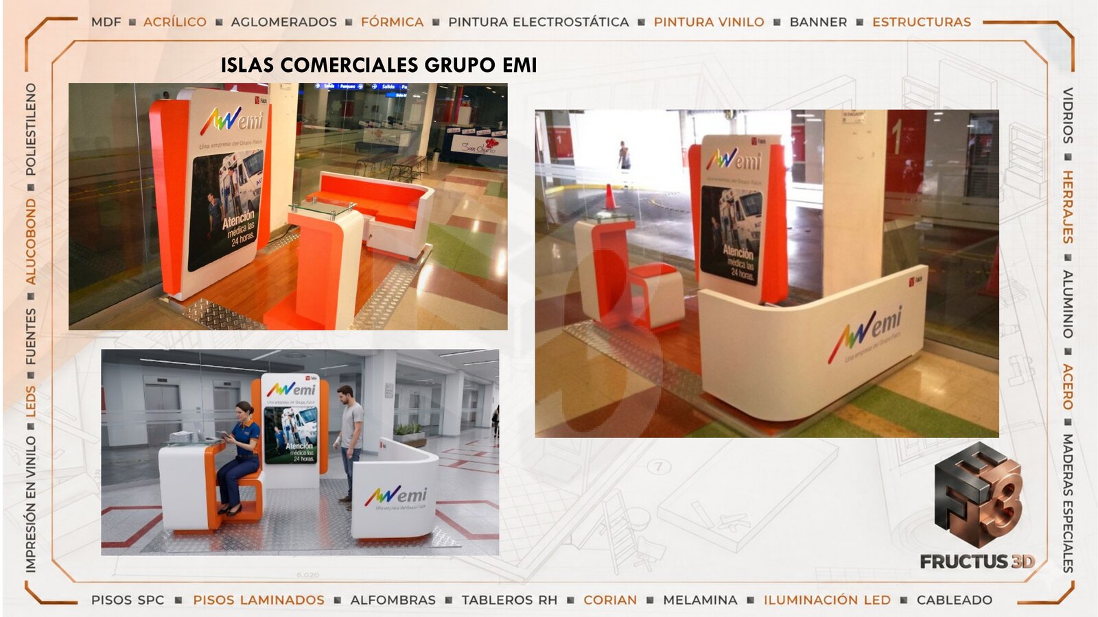 Isla comercial Grupo EMI