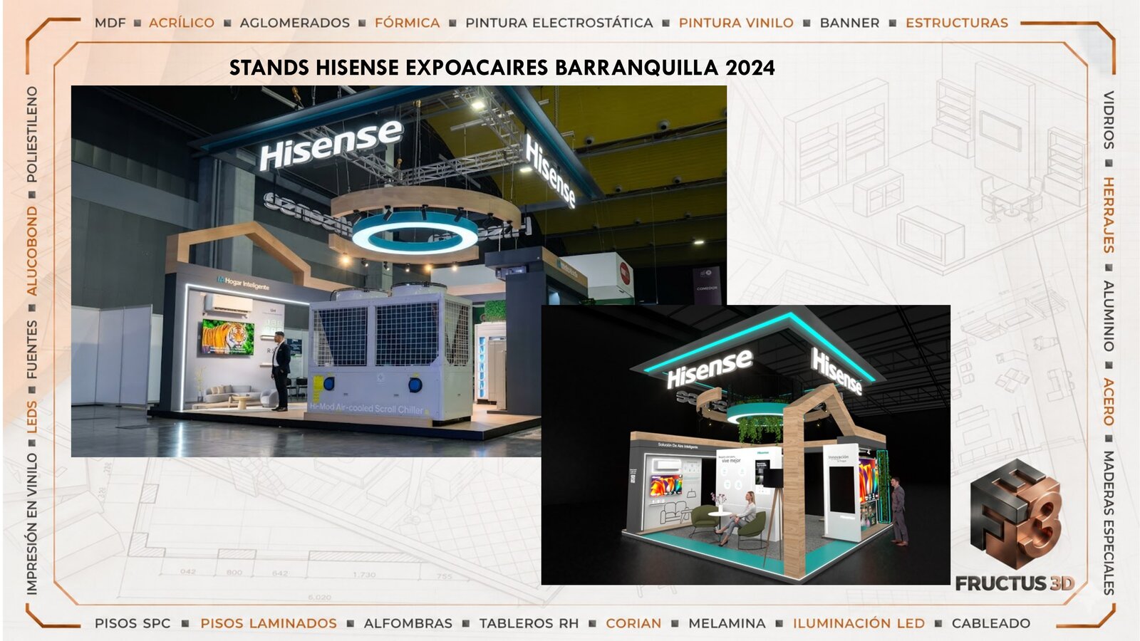 Stand Hisense Expoacaires Barranquilla
