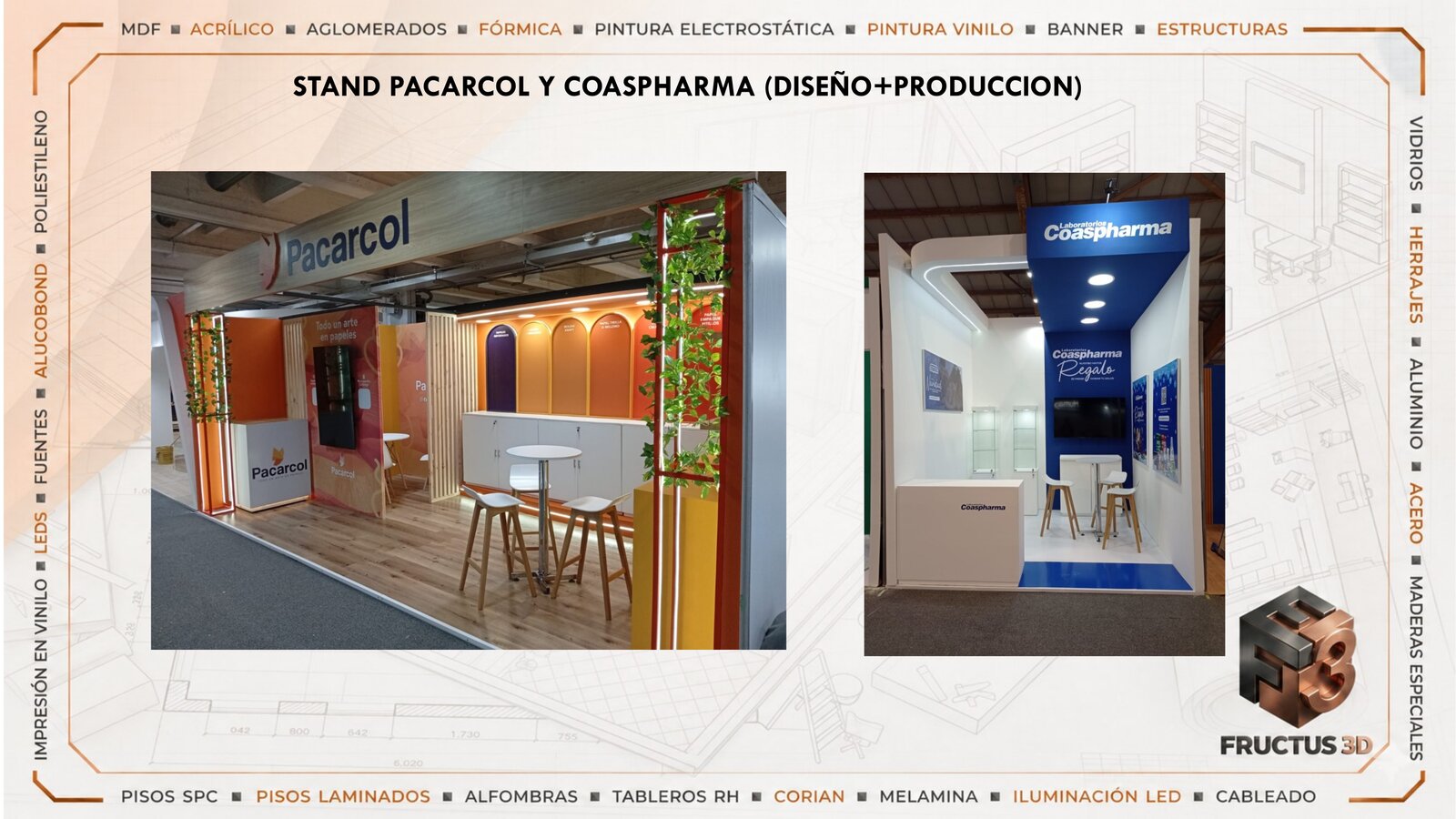 Stands Pacarcol y Coaspharma