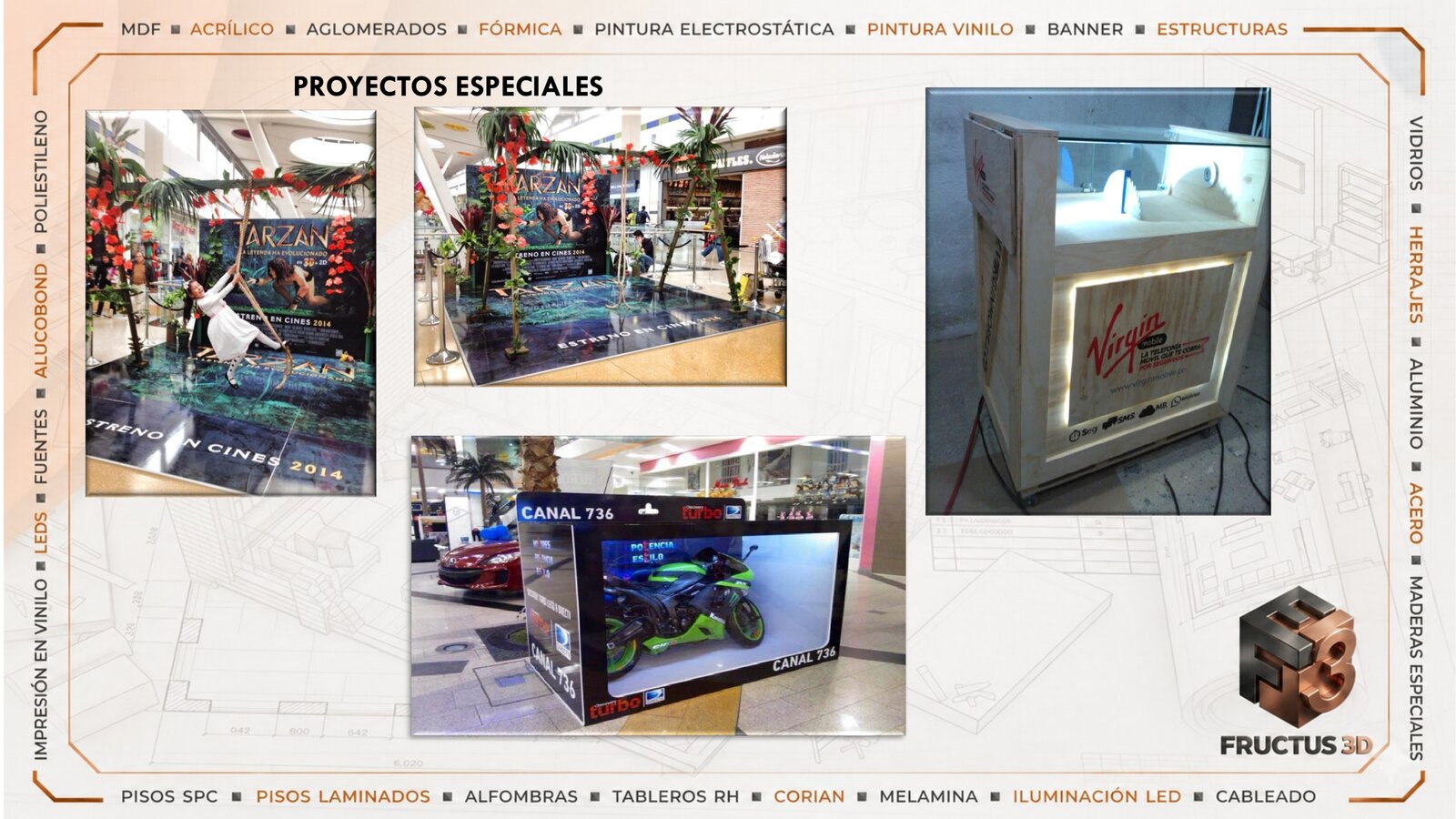 Proyectos especiales Fructus 3D